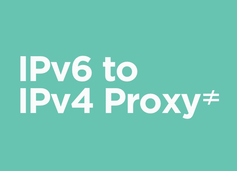 IPv6 to IPv4 Proxy