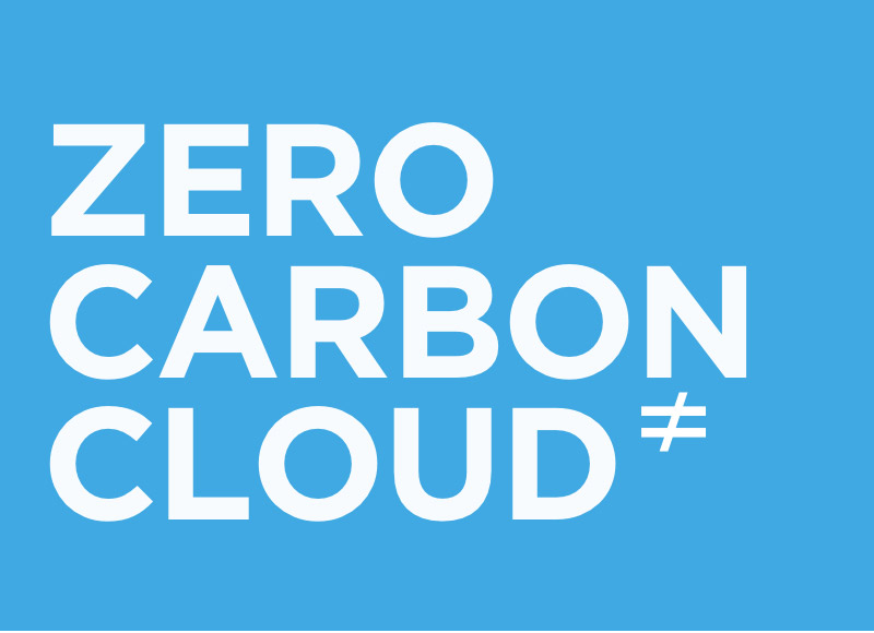 Zero Carbon Cloud